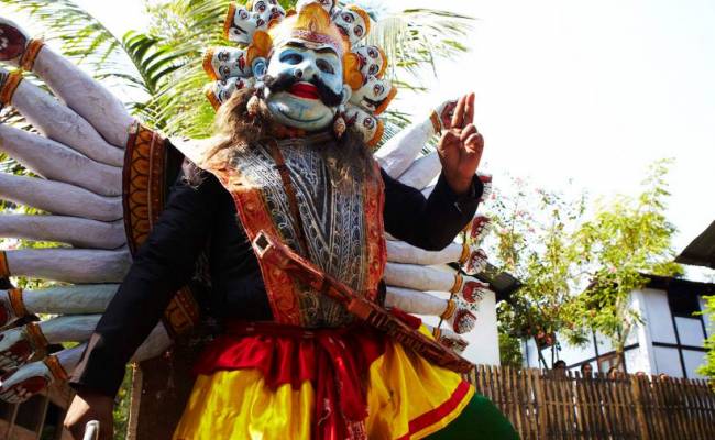 Folk Dancer In India