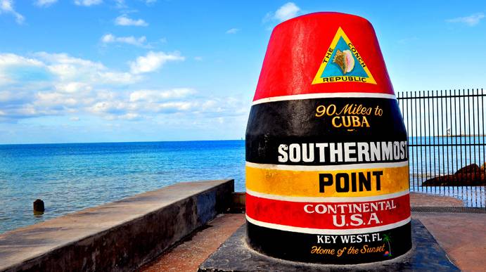 Southernmost point buoy